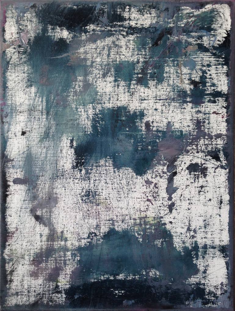 Between Silence and Depth, oil on canvas, 30 × 40 cm