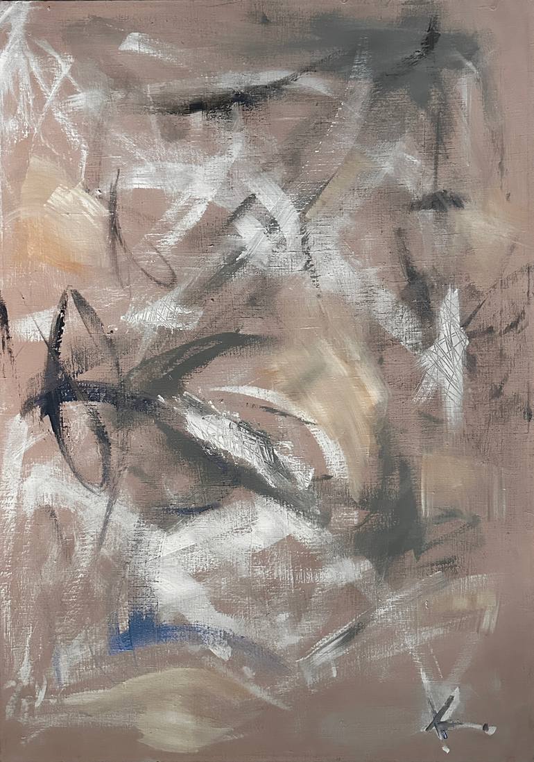 After the Touch, acrylic on canvas, 60 × 85 cm