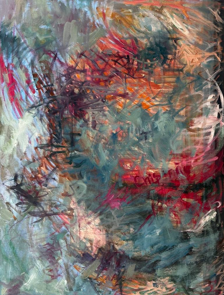 Wild Bloom, oil on canvas, 60 × 80 cm